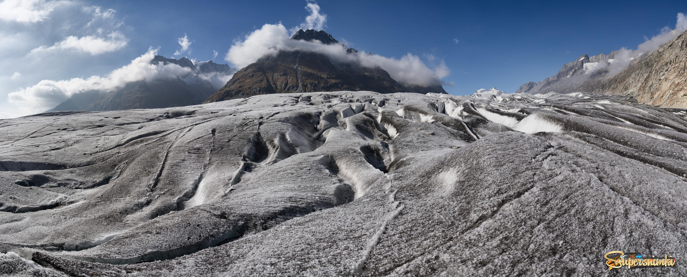 Алеч - крупнейший альпийский ледник