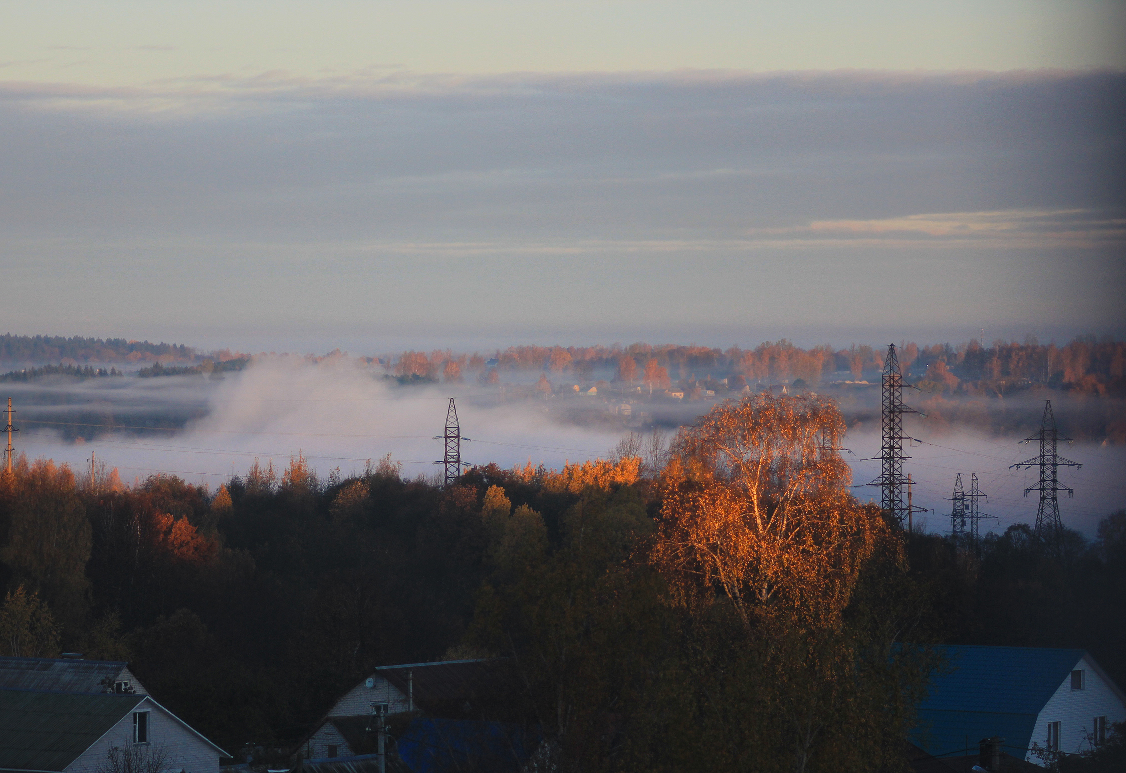 Туман над Днепром.
