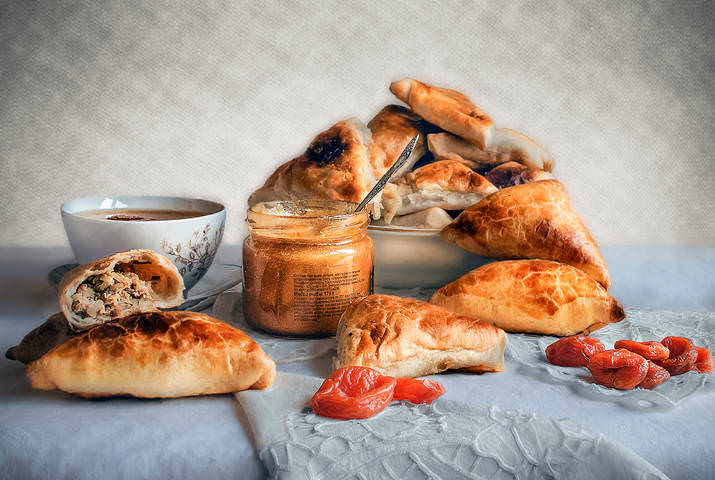 С самсушками и курагой
