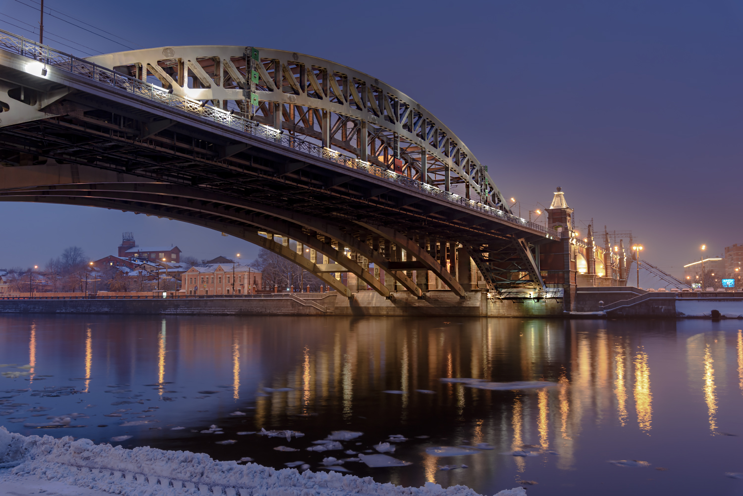 Железнодорожный мост через Москву-реку