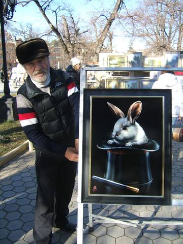 Кролик  в   шляпе!