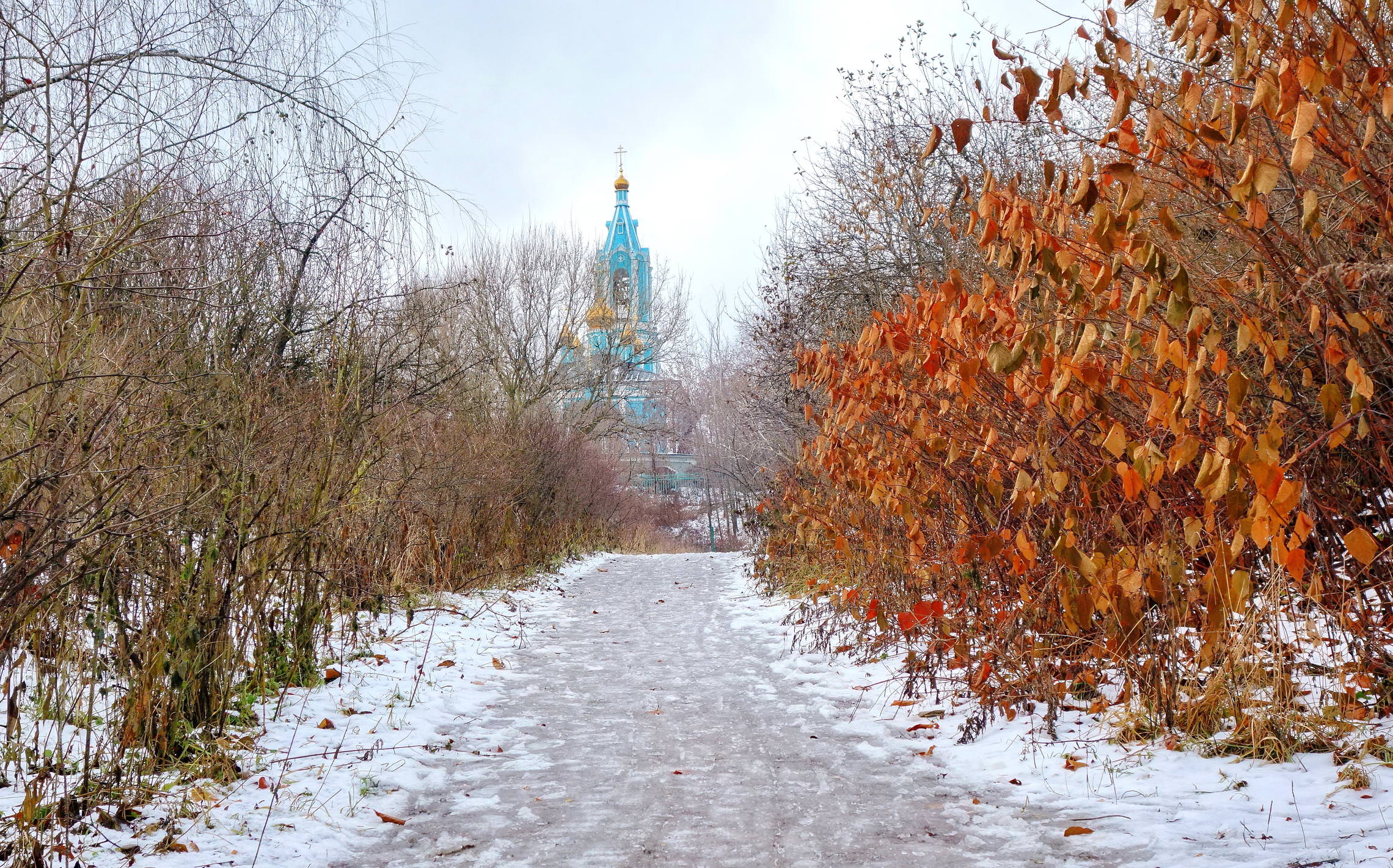 самый первый снег ...