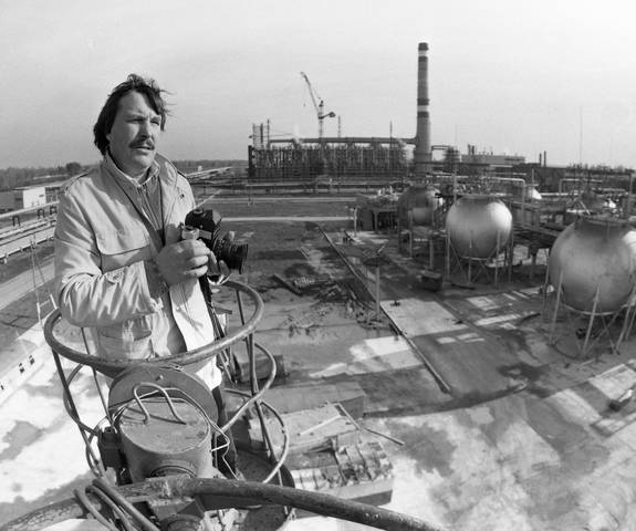 На строительстве Томского Нефтехимичекого комбината