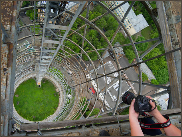 Высокое искусство фотографии (на Шуховской башне)