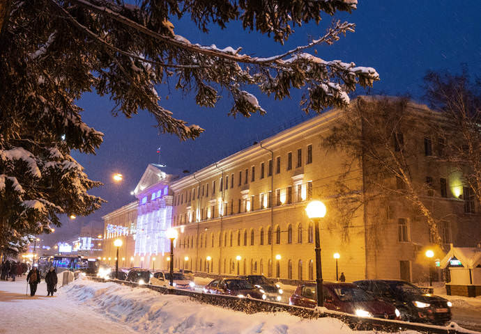 Томск. ТУСУР вечерний.