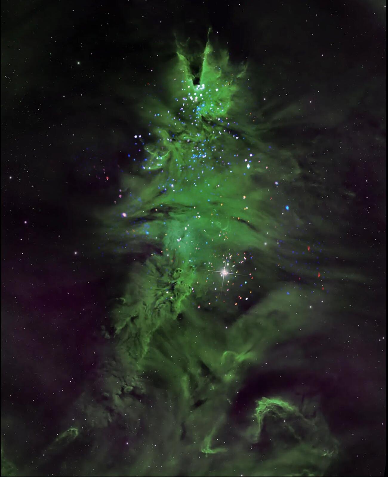 NGC 2264, the ‘Christmas tree cluster’