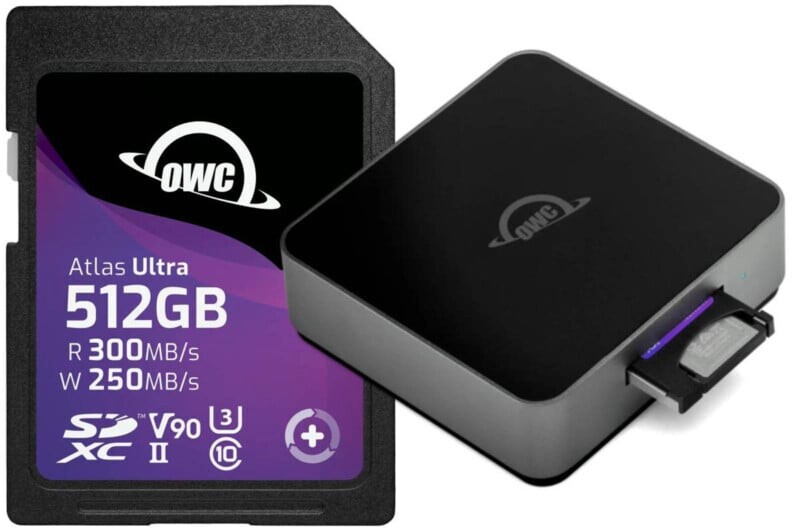 Карта памяти OWC Atlas Ultra и компактный картридер