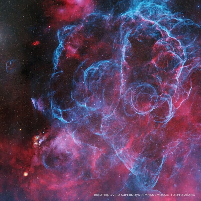 Breathing Vela Supernova Remnant Mosaic by Alpha Zhang