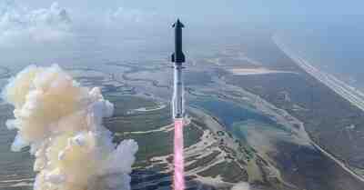 Замедленная съемка захватывает ударные волны от мегаракеты SpaceX Starship