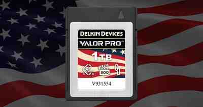 Карта памяти Delkin Valor Pro CFe собирается в США и выглядит соответствующим образом