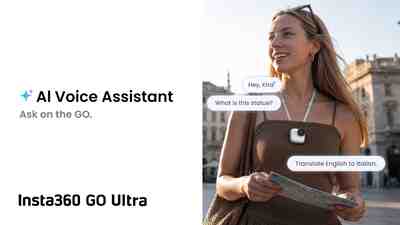 Insta360 GO Ultra получила голосового AI-помощника