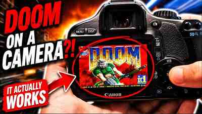 Doom запустили на Canon EOS 550D с Magic Lantern