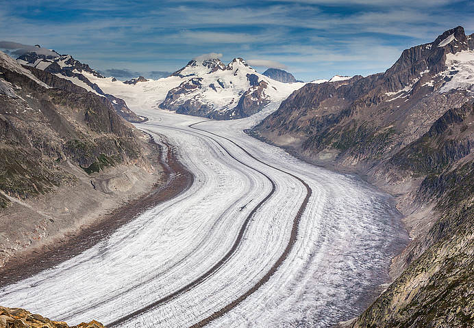 Ледник Aletsch Glacier