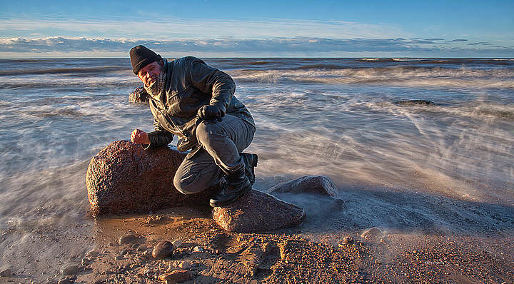 Гномык, камушки и морской бриз....