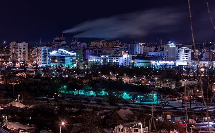 Огни ночного Белгорода 
