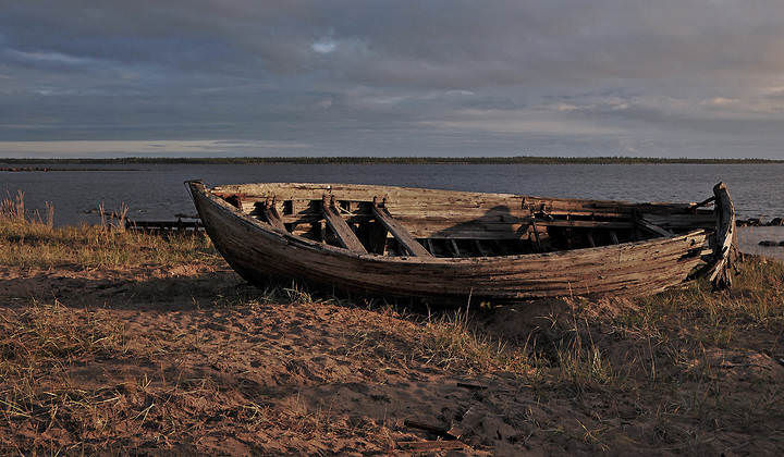 Старая лодка