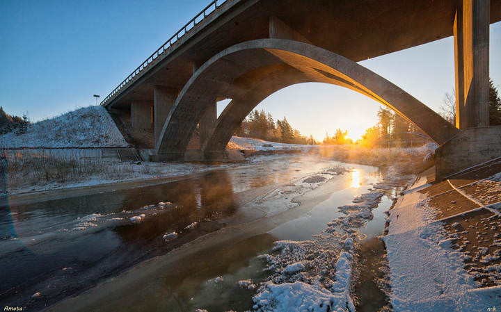 Amata, small Latvian river