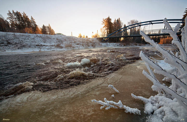 Amata, small Latvian river