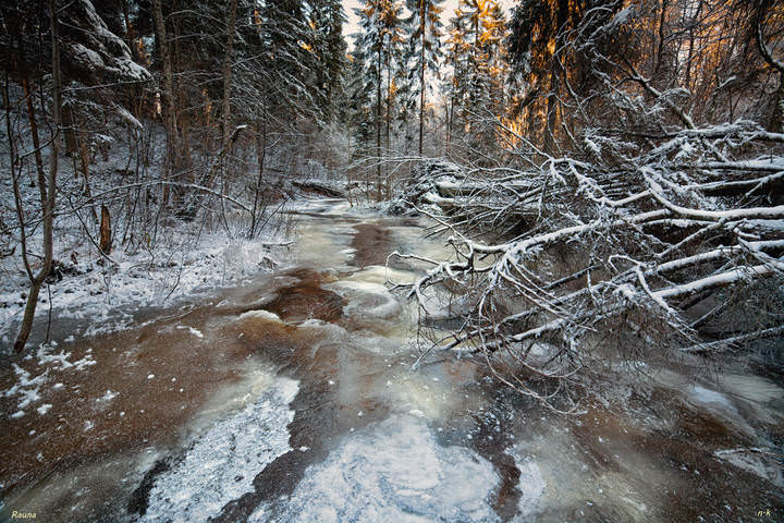 Rauna, small Latvian rivers