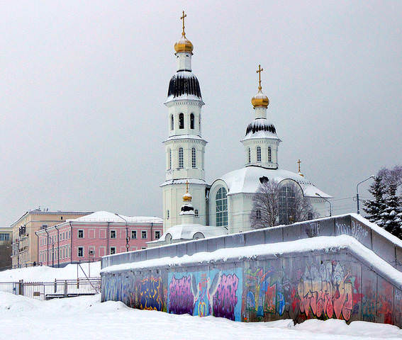 архангельск.04.02.2014 .090 .Успенская церковь.