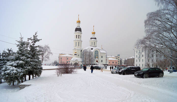 архангельск.04.02.2014 .067.Успенская церковь.