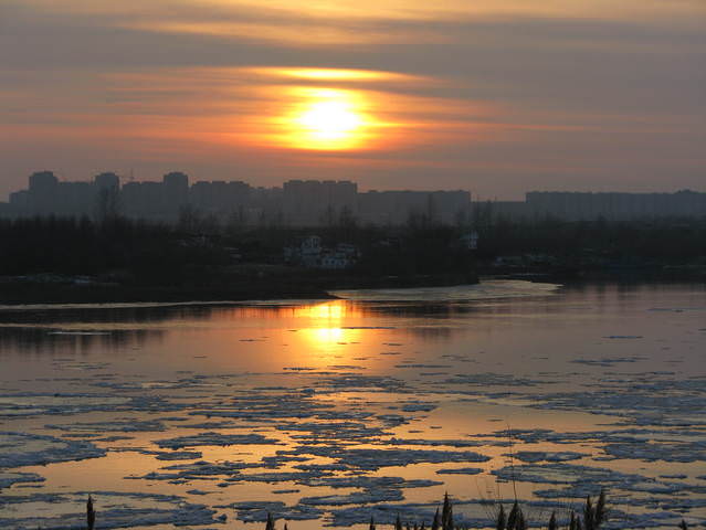 Весенний закат.