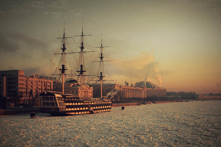 Морозный полдень