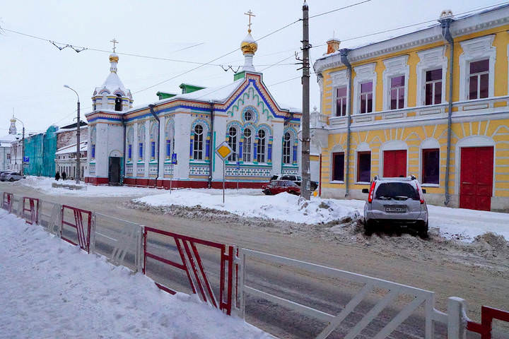 архангельск13.02.2014 .073.Никольская церковь.Дом Плотниковой.