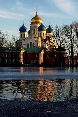 В последних закатных лучиках 