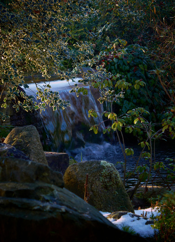 Японский сад. Водопад.