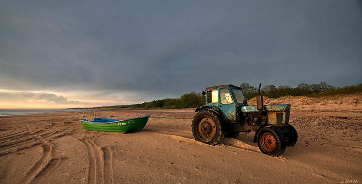 Uzhava, after rain