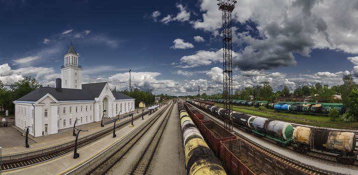 Valga. ЖД вокзал