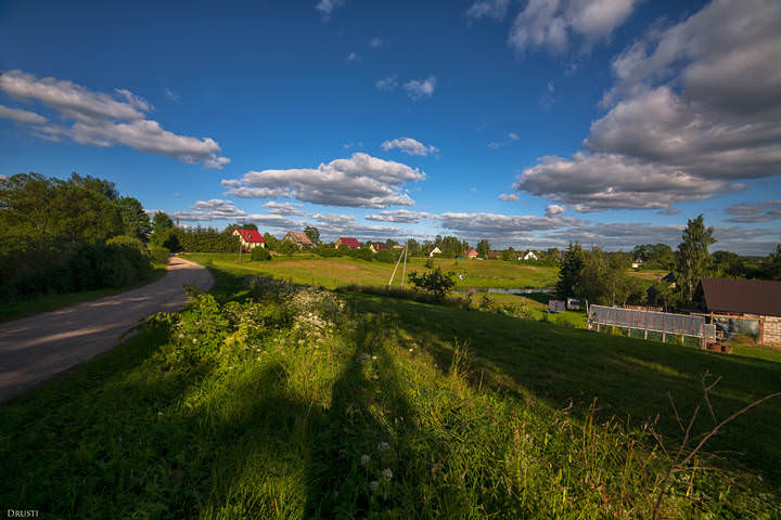 small Latvian place Drusti
