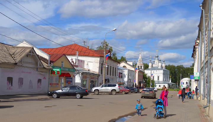 Переулок Красный.Город Великий Устюг.