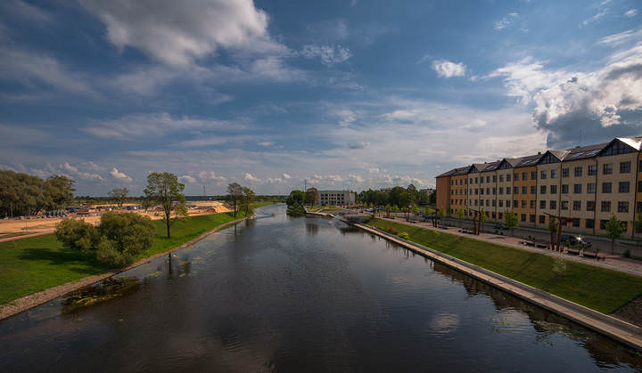 postcard, Jelgava, Latvia