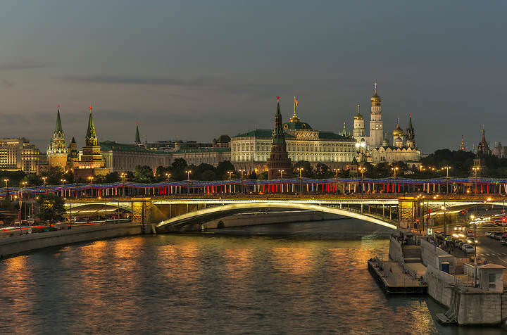Прогулка по ночной Москве