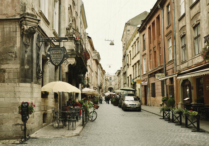 старая улочка