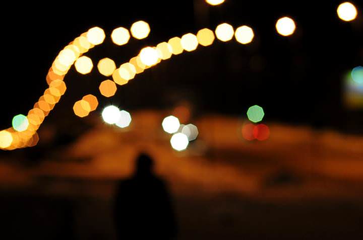 Lights in the night...