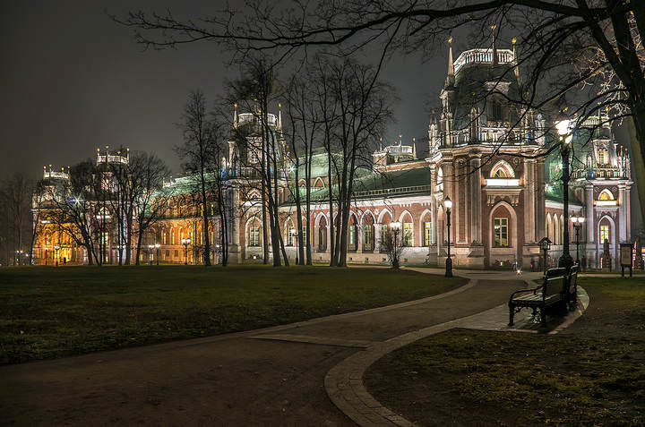 Вечернее Царицыно.