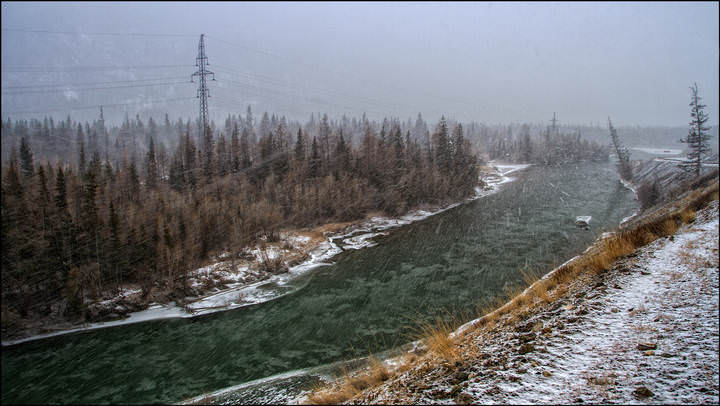 заметает зима, заметает...