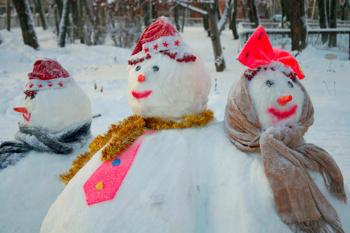 снеговики25.12.14.Скоро Новый Год!!!