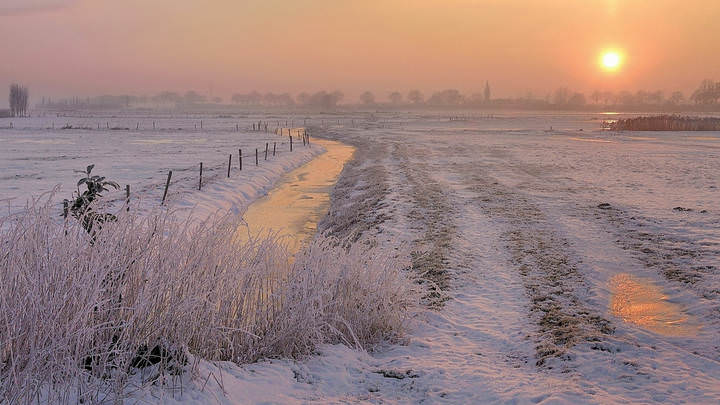 Winter in Belgium.