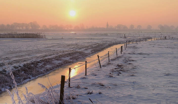 Winter in Belgium.