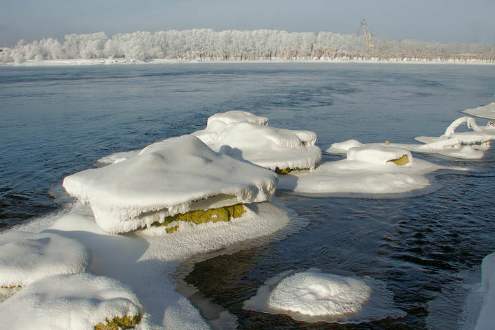 Ангара в декабре