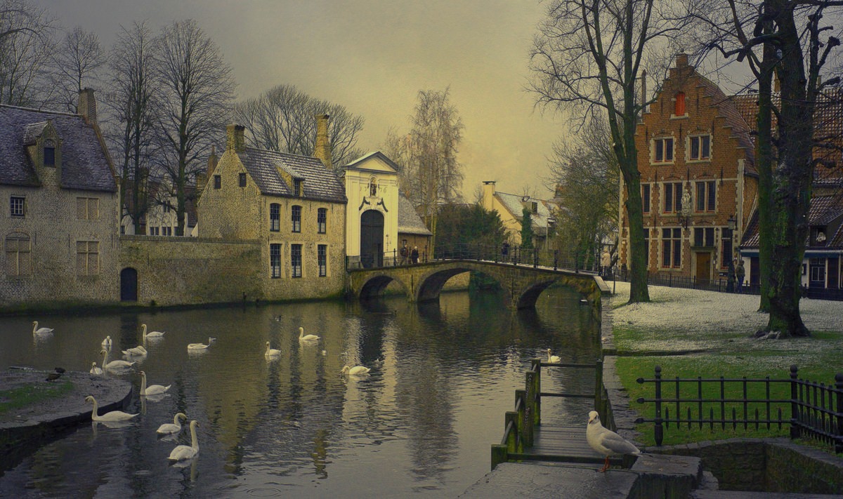 Winter in Bruges.