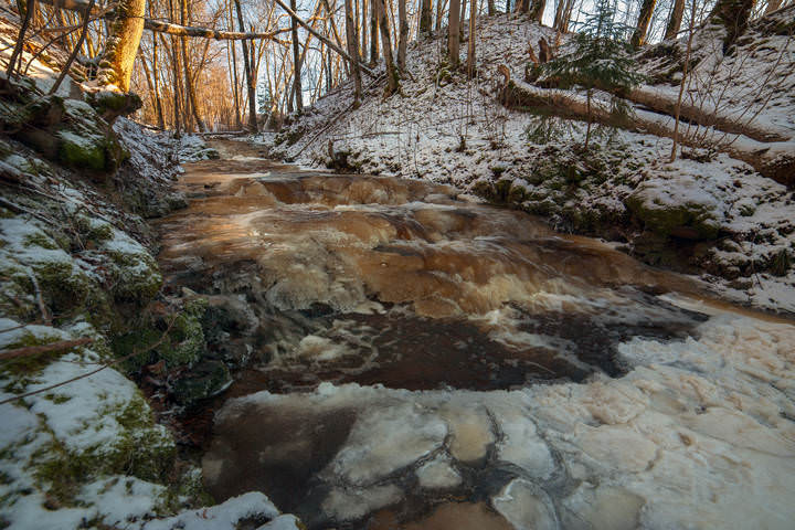 Latvian waterfalls