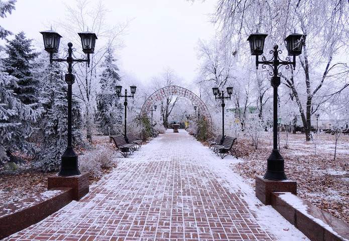 Зима в городе