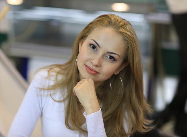 в кафе