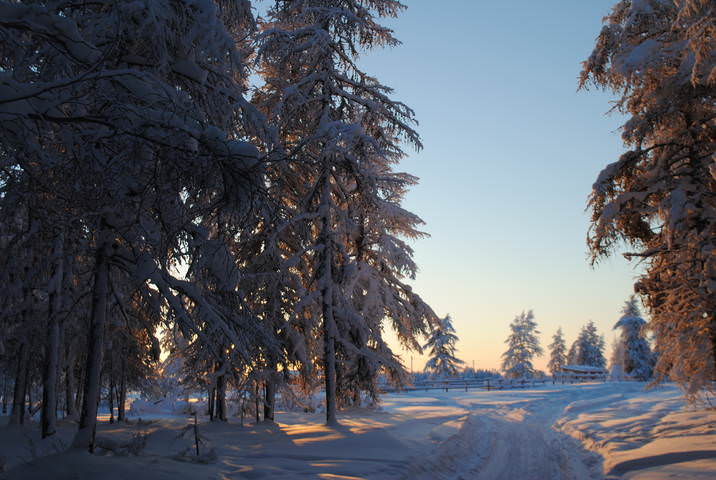 Зима.