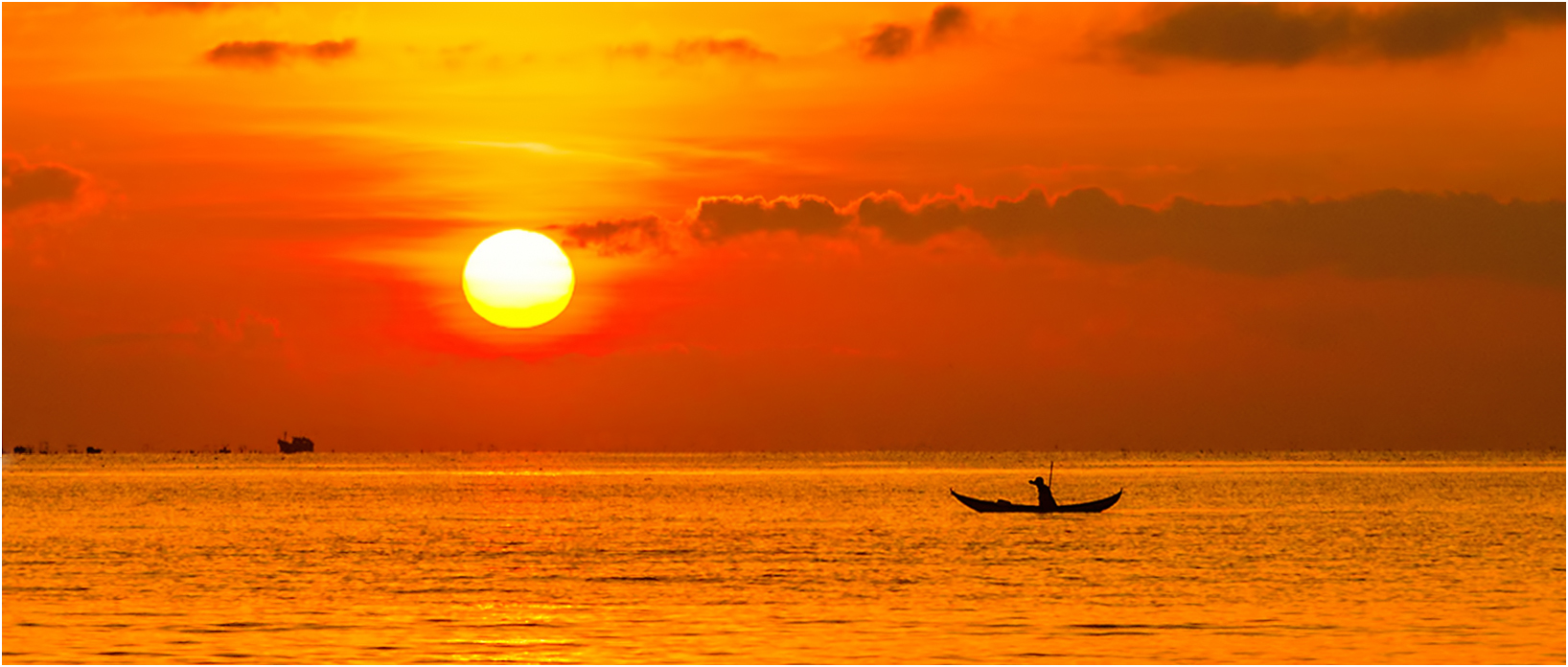 Восход в Южно-Китайском море. Фанранг. Вьетнам